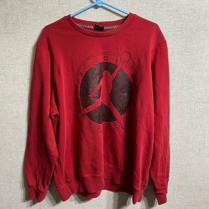Mens XXL Jordan Red Pullover Sweater
